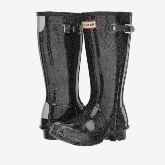 HUNTER Original Kids Starcloud Glitter Tall Rain Boot. New. - Picture 1 of 8